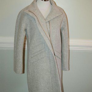 J.Crew $350 Cocoon Coat Stadium-Cloth Wool G8447